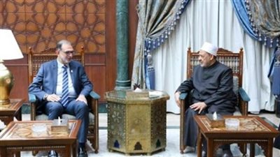 شيخ الأزهر يبحث مع 