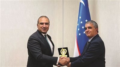 السفير المصري في أوزبكستان يلتقي وزير الموارد المائية الأوزبكي