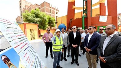 بعد رفع كفاءتها.. وزير الإسكان ومحافظ الغربية يتفقدان محطة مياه نهطاي الارتوازية