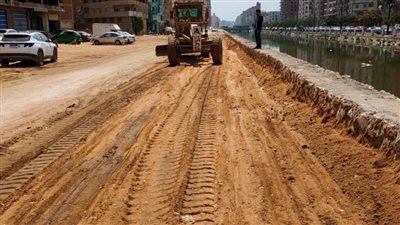 بالصور.. محافظ الغربية: نسبة تنفيذ تطوير كورنيش محور محلة منوف بلغت 65%