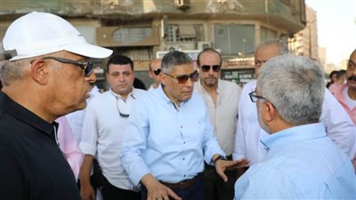 محافظ الجيزة يتفقد أعمال التطوير بمحيط مستشفى بولاق الدكرور