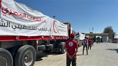 الهلال الأحمر: قافلة 