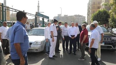 محافظ القاهرة يتفقد انتظام العمل بموقف أحمد حلمي بعد نقل 12 خط ميكروباص من المواقف العشوائية