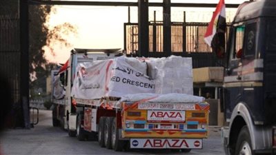 الهلال الأحمر: قافلة 