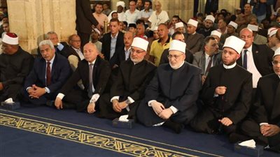 مفتي الجمهورية يشارك في احتفال الجامع الأزهر بذكرى المولد النبوي الشريف