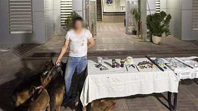 ضبط شخص يروج المخدرات ويمارس أعمال البلطجة بالقاهرة 