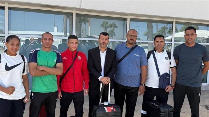 بعثة منتخب المصارعة