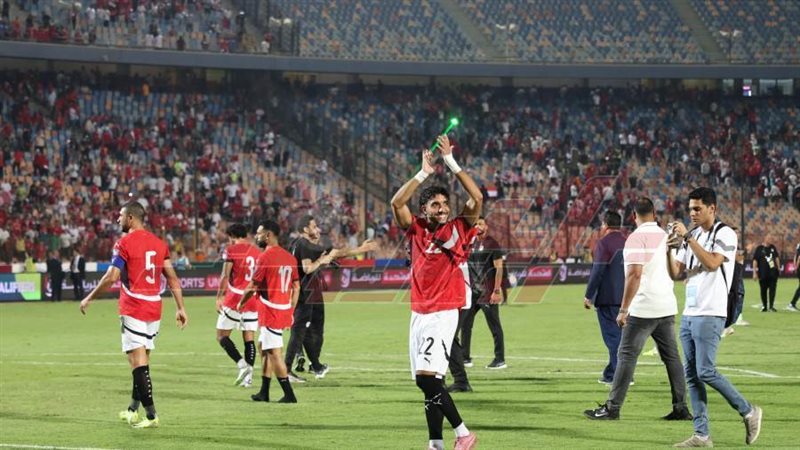 فرحة اللاعبين بالفوز