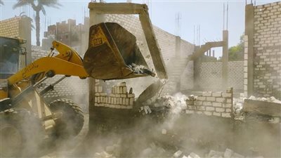 إزالة 43 حالة تعد واسترداد 143 فدانًا أملاك دولة بأسيوط