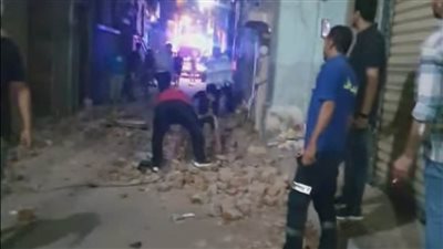 إصابة 4 أشخاص في انهيار 