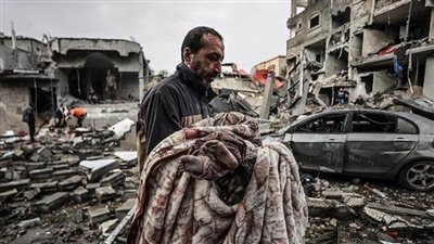 استشهاد 34 فلسطينيًا في قصف الاحتلال مناطق متفرقة في غزة منذ فجر اليوم