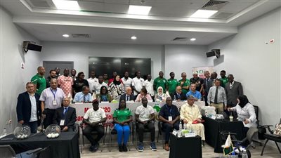 2000 علم مصري يزين المدرجات في افتتاح بطولة أفريقيا لشباب الطائرة