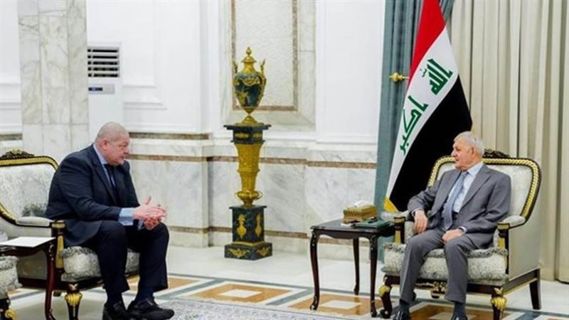 الرئيس العراقي يستقبل