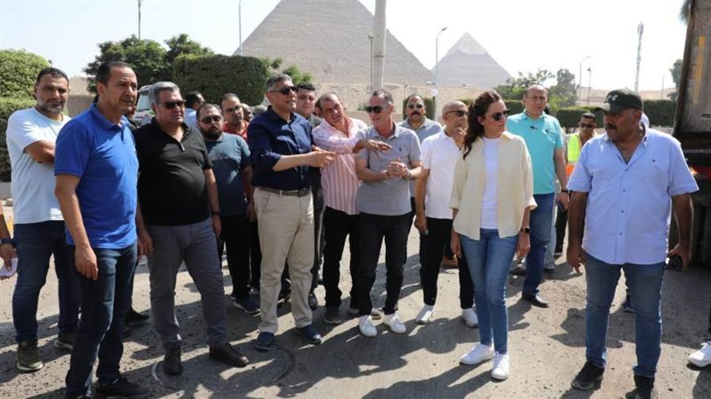 محافظ الجيزة خلال