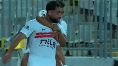 عدي الدباغ يسجل الهدف الأول للزمالك في شباك المصري