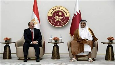 عاجل.. الرئيس السيسي يلتقي أمير قطر في الدوحة ويؤكد تضامن مصر الكامل مع الشعب القطري