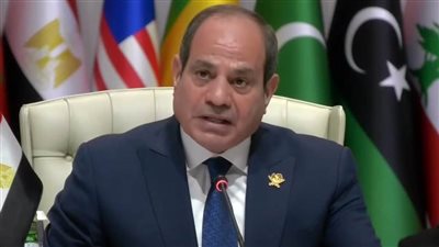 عاجل| الرئيس السيسي: يجب وضع حد لحالة 