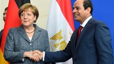 الرئيس يجري اتصالاً هاتفياً مع المستشارة الألمانية أنجيلا ميركل‎