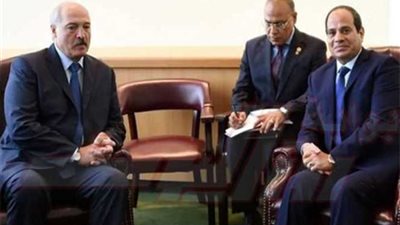 بدء المباحثات الثنائية بين الرئيس السيسي ونظيره البيلاروسى