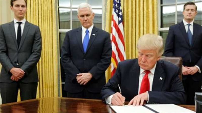 ترامب يدخل البيت