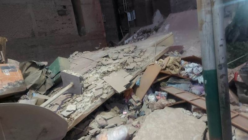 انهيار منزل دون إصابات