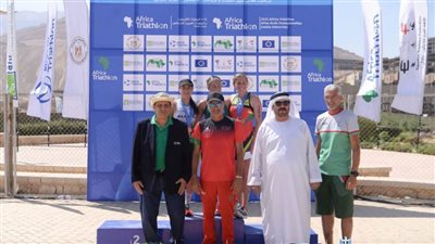 منافسات قوية في اليوم الثاني من البطولة العربية والأفريقية للترايثلون 