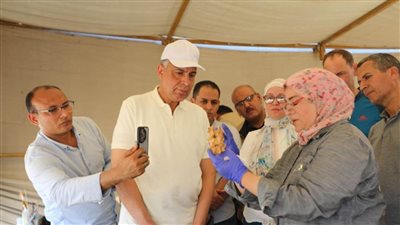 محافظ المنيا يتفقد أعمال البعثة الأجنبية المشتركة بمنطقة زاوية سلطان