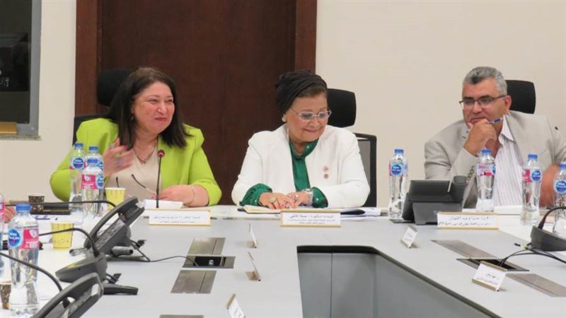 اجتماع نائبة وزير