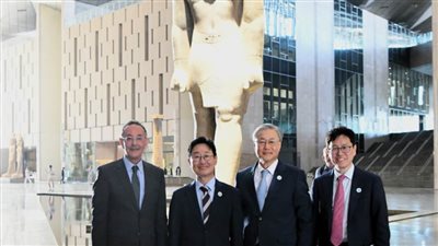 المبعوث الرئاسي الخاص لجمهورية كوريا الجنوبية يزور المتحف الكبير
