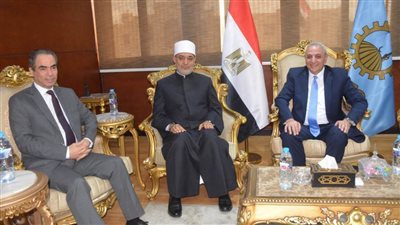  محافظ الغربية يلتقي وزير الأوقاف والمفتي ورئيس الوطنية للإعلام