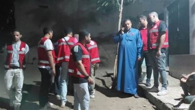 الهلال الأحمر: غرق حظائر ماشية نتيجة ارتفاع منسوب مياة النيل ولا خسائر في الأرواح