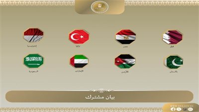 بيان عربي إسلامي مشترك يدعم الوقف الفوري لإطلاق النار في غزة