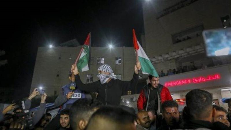 احتفالات في قطاع