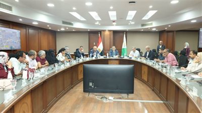 محافظ الجيزة يناقش نسب التنفيذ بعدد من المشروعات الجارية