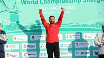 الاتحاد المصري للرماية يهنئ البطل الأولمبي عزمي محيلبة على إنجازه في بطولة الإسكيت باليونان