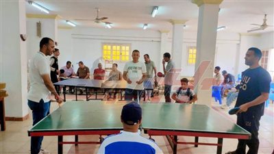 تصفيات تمهيدية للمهرجان الرياضي لتنس الطاولة بكفر الشيخ احتفالاً بنصر أكتوبر