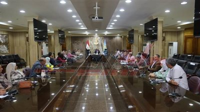  كفر الشيخ تناقش آليات عمل لجان الحصر والتقييم للوحدات المؤجرة 