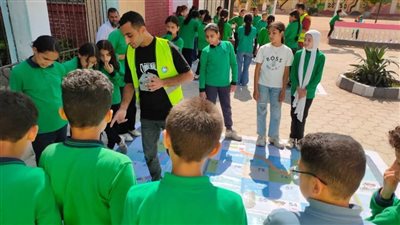 بالصور.. توعية طلابية حول ترشيد المياه في مدارس قطور بالغربية 