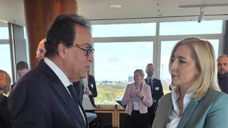 وزيرا صحة مصر وألمانيا