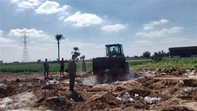 الموجة 27 إزالة 393 حالة تعدٍ على الأراضي الزراعية وأملاك الدولة بالمنيا