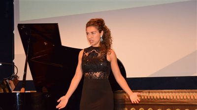 ‏السوبرانو جوليا ليبورى بالأكاديمية المصرية في فنون بروما