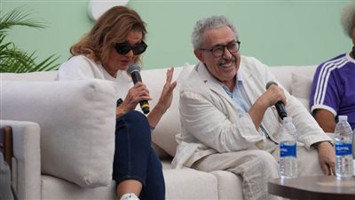 يسرا وحسين فهمي وجابي خوري يتحدثون عن ذكرياتهم مع يوسف شاهين في ندوة بمناسبة مئويته