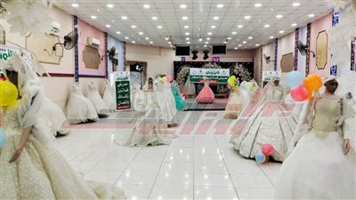توزيع فساتين زفاف على 240 عروسة يتيمة بكفر الشيخ