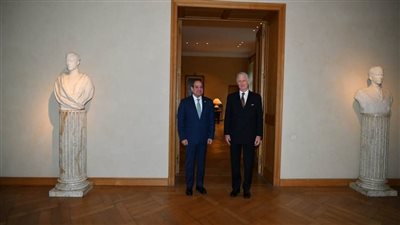 الرئيس السيسي يوجه خالص الشكر لملك بلجيكا على حفاوة الاستقبال