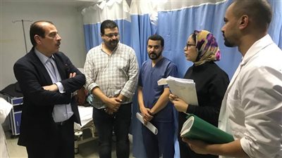 نائب وزير الصحة يتفقد مستشفى العامرية العام بالإسكندرية في جولة مفاجئة
