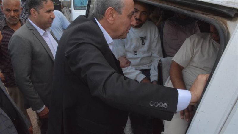 محافظ الغربية خلال