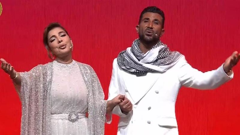 الفنان أحمد سعد والفنانة