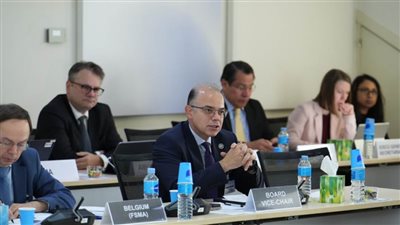 رئيس الرقابة المالية يشارك في اجتماع مجلس إدارة 