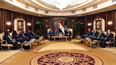 وزير الداخلية يستقبل نظيره وزير داخلية زامبيا والوفد المرافق خلال الزيارة الرسمية للبلاد