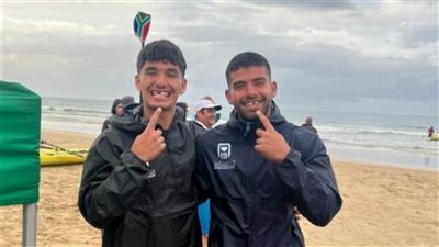 عمر القماطي يهدي مصر لقب البطولة الأفريقية للتجديف الشاطئي بعد حصده الذهبية الثامنة